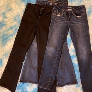 3 pairs AE jeans